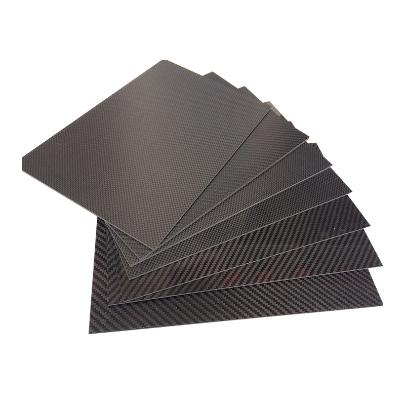

400x500mm 100% 3K Carbon Fiber Plate Sheet Board Panel For RC Model CNC Materials Plain Twill Weave Composite Hardness Material