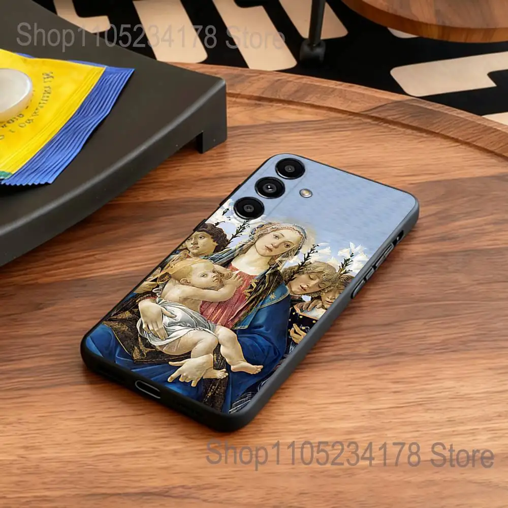 Фото Чехол Sandro Botticelli Renaissance Art для Samsung Galaxy S21 S25 FE S24 S23 Ultra S20 S9 S22 Plus S10 Чехол из ТПУ №3