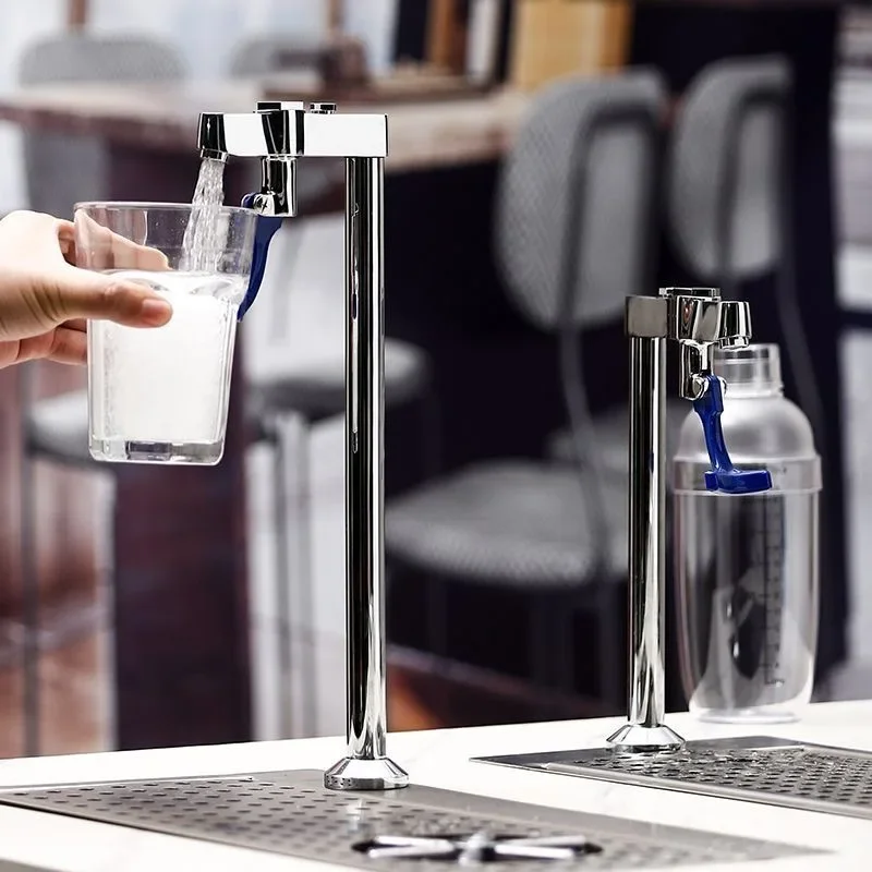 Очиститель воды с чашкой прямой смеситель для питья кофейни/бара латунный