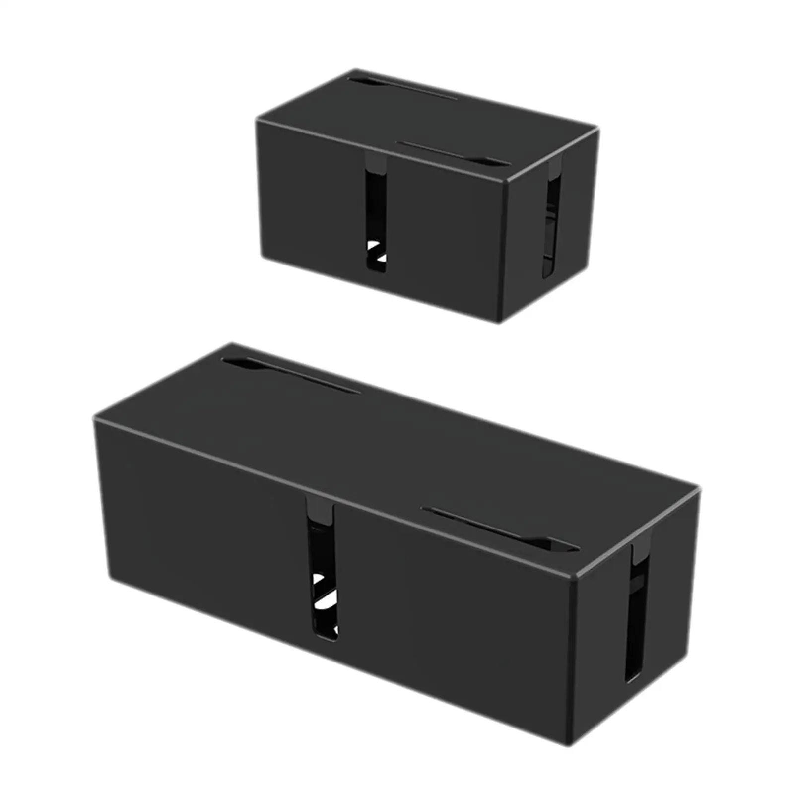 

Power Cover Cord Holder Hide Wires & Power Strip Power Cord Box Hider Electrical Cable Storage for USB Hub Computer Desk TV Home