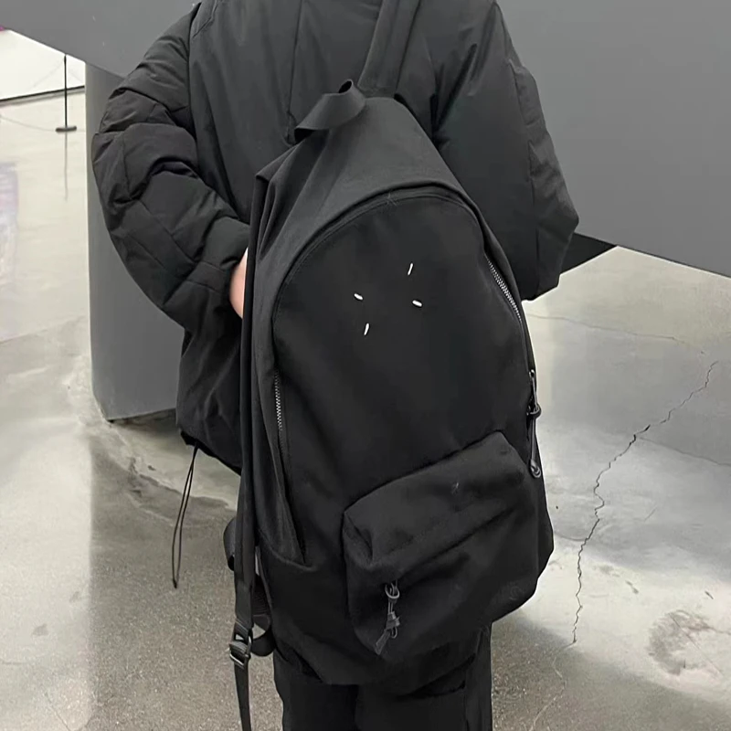 

Рюкзак мужской/женский оверсайз, повседневная дорожная Сумочка для компьютера в стиле Харадзюку, с 4 регулируемыми метками, MM6 Margiela