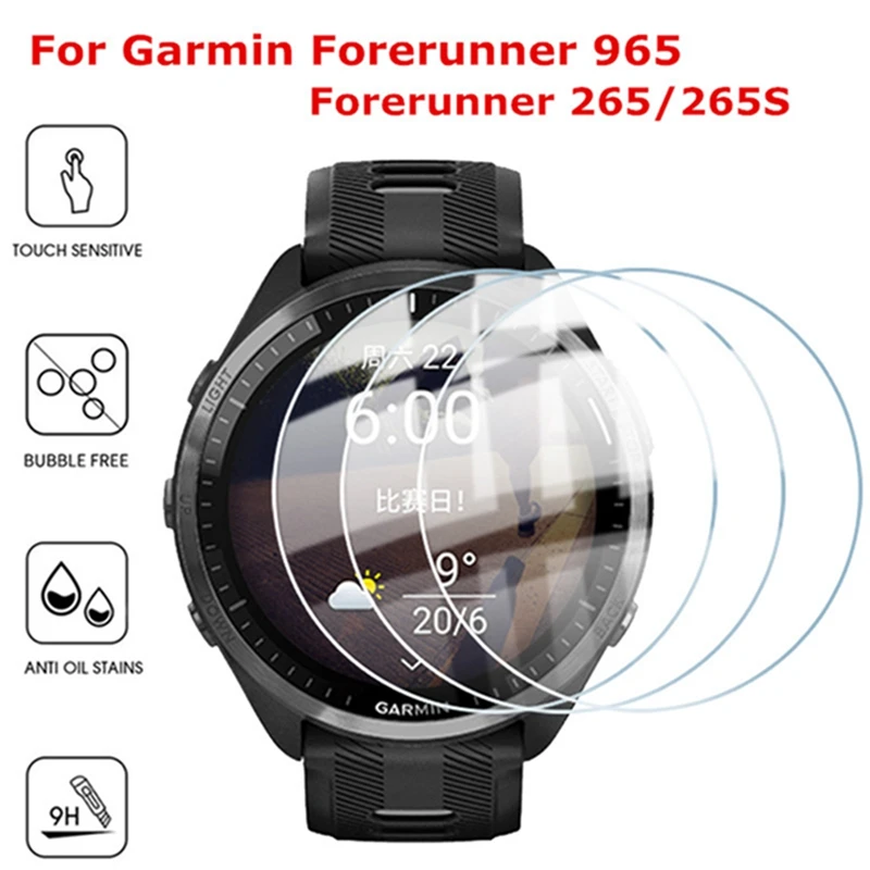 Закаленное стекло для Garmin Forerunner 965