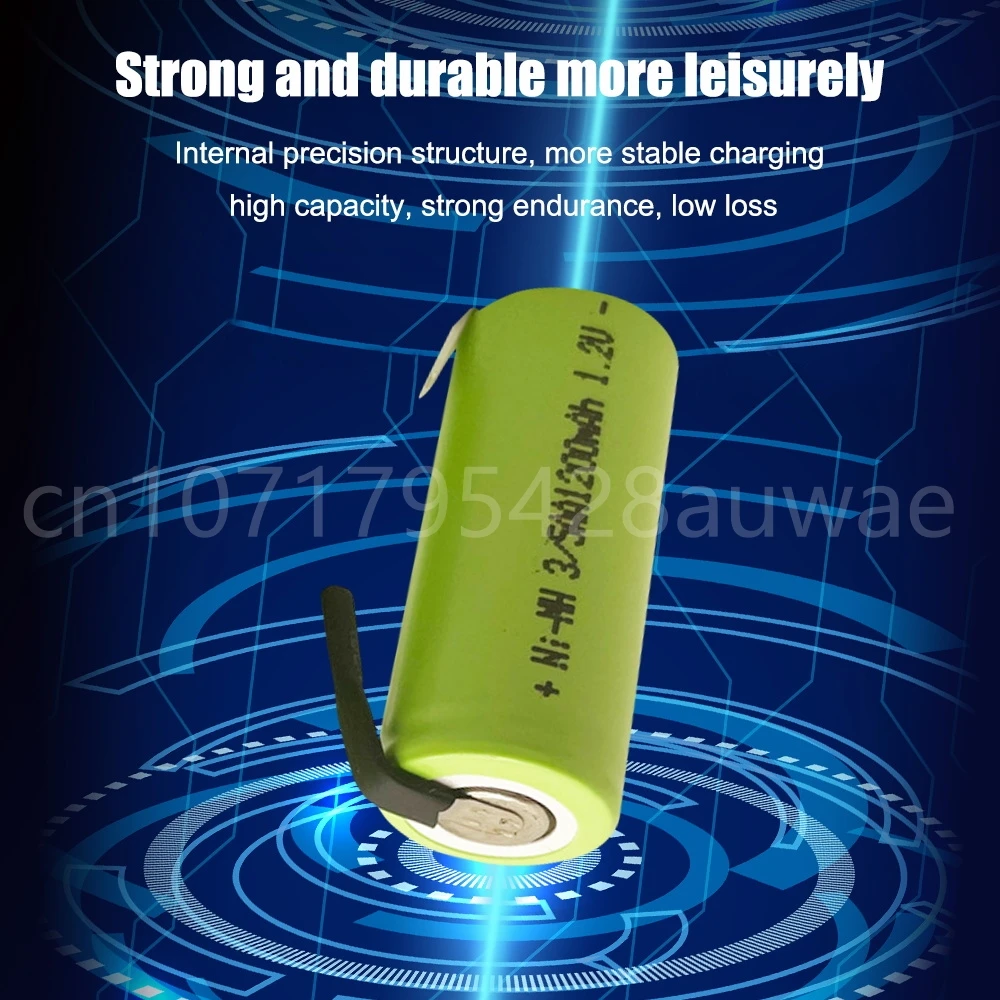 Аккумуляторная батарея 1 2 в 3/5AA 1200 мАч Ni-MH с сварочными штифтами |