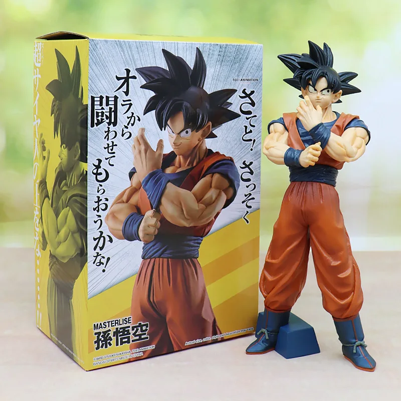 

27cm Anime Dragon Ball Z Grandista Manga Broli Broly PVC Action Figures Black Goku DBZ Collection Model Doll Toys Gift