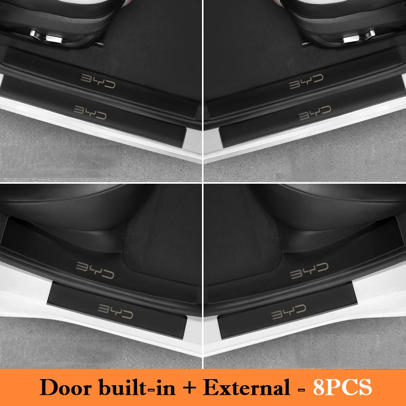 

Для BYD KING Destroyer 05 2022 2023 2024 2025 защитная наклейка на порог автомобиля, защитная наклейка на дверь багажника, устойчивая к царапинам накладка для ударов