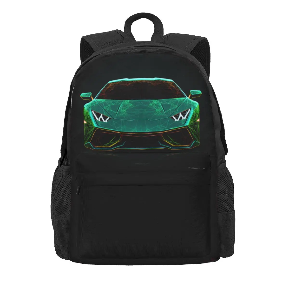 

Благородный спортивный автомобильный рюкзак, неоновые модные рюкзаки для студентов, унисекс, для улицы, с принтом, школьные сумки, дизайнер...