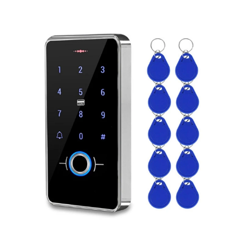 

IP68 Waterproof Fingerprint Access Control System Keypad Fingerprint 125Khz RFID Card Door Entry Magnetic Strike Locks