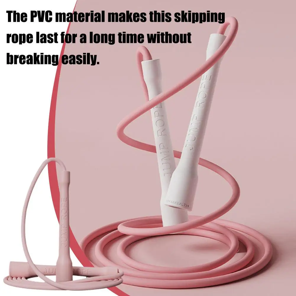 Скакалка ПВХ 5 мм для взрослых снижения веса портативная Спортивная мужчин