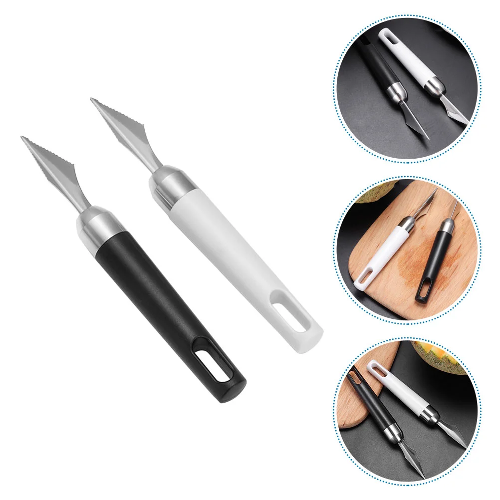 

2pcs Useful Durable Fruit Shape Knives Fruit Carving Knives Fruit Cutters for Fruit