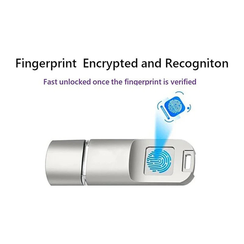 Флешка USB3.0 с отпечатками пальцев 32G точная идентификация ключ управления