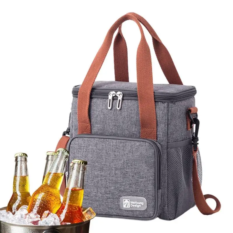 

Insulated Lunch Tote Bag Insulated Bag Tote For Food Storage Portable High Capacity Food Storage Tote Waterproof Thermal Cooler