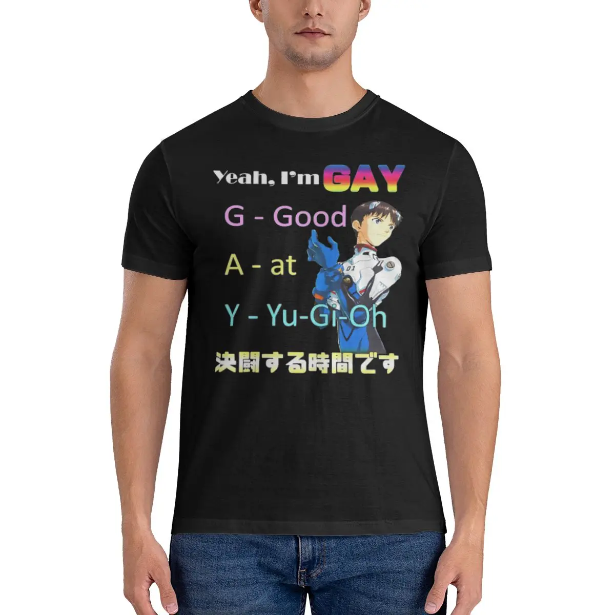 Мужские Винтажные футболки из чистого хлопка с коротким рукавом и круглым