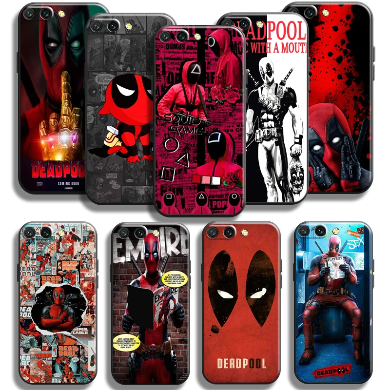 

Marvel Deadpool Phone Case For Xiaomi Mi 11 Mi 11 Lite For Xiaomi 11 Lite 5G Carcasa Soft Funda TPU Silicone Cover Black