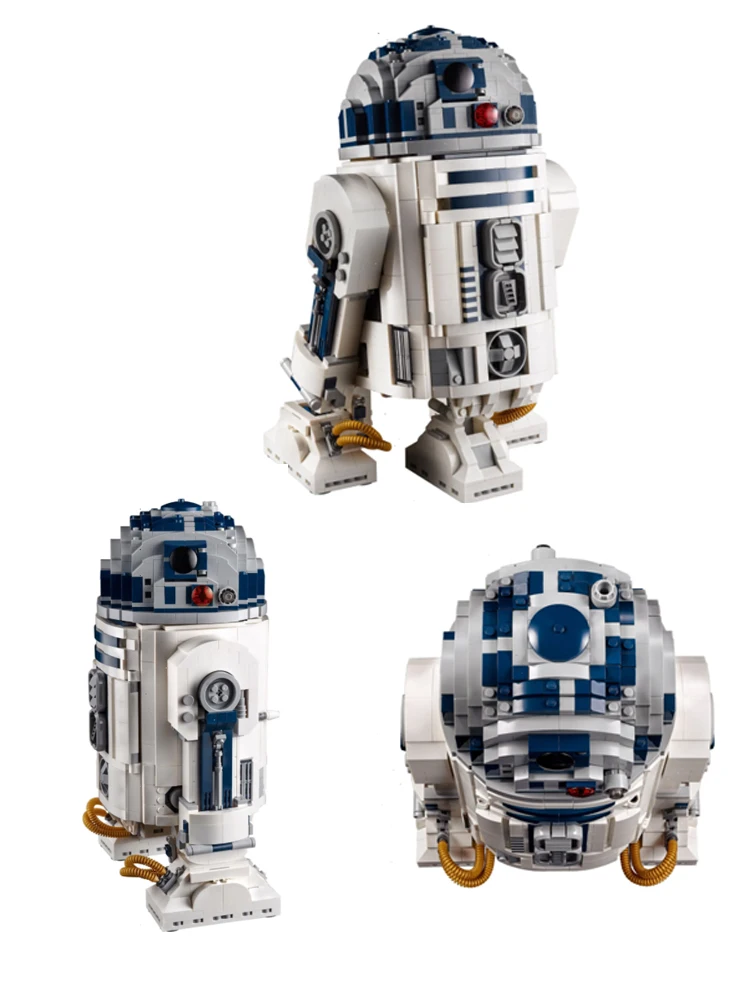 

DIY Star Plan R2-D2 Robot Friend Toys Building Blocks Bricks Spacecraft Kids Education Birthday Christmas Gift Compatible 75308