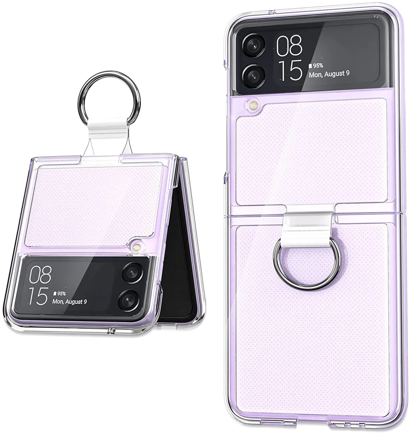 Для Samsung Galaxy Z Flip 3 чехлы для телефонов креативный с кольцом ультратонкий
