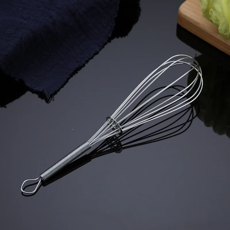 1Pcs Multifunctional Rotary Manual Egg Beater Mixer Mini Kitchen Whisk Bake Tool Agitator Stainless Steel Eco-Friendly |