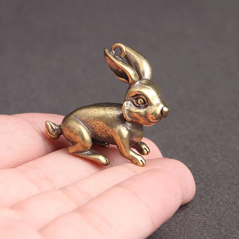 Латунный твердый старый брелок со знаком зодиака подвеска для привлечения