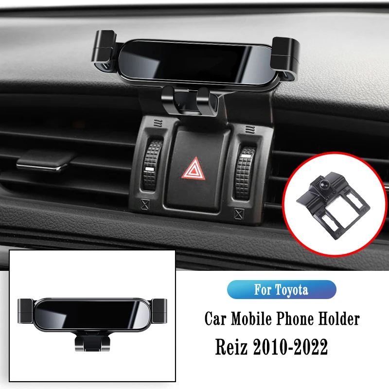 

Gravity Bracket For Toyota Reiz MARK X 2010-2020 Gravity Navigation Bracket GPS Stand Air Outlet Clip Rotatable Support
