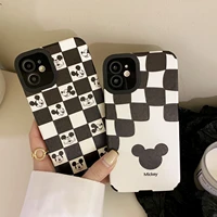 disney mickey phone cases for iphone 13 12 11 pro max xr xs max 8 x 7 se 2020 men and women cartoon anti drop soft cover gift