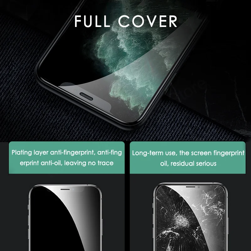9D 3Pcs Tempered Glass For iPhone 11 12 13 14Pro Max Screen Protector For iPhone X Xr Xs Max 7 8 6S Plus SE2020 Full Cover Glass