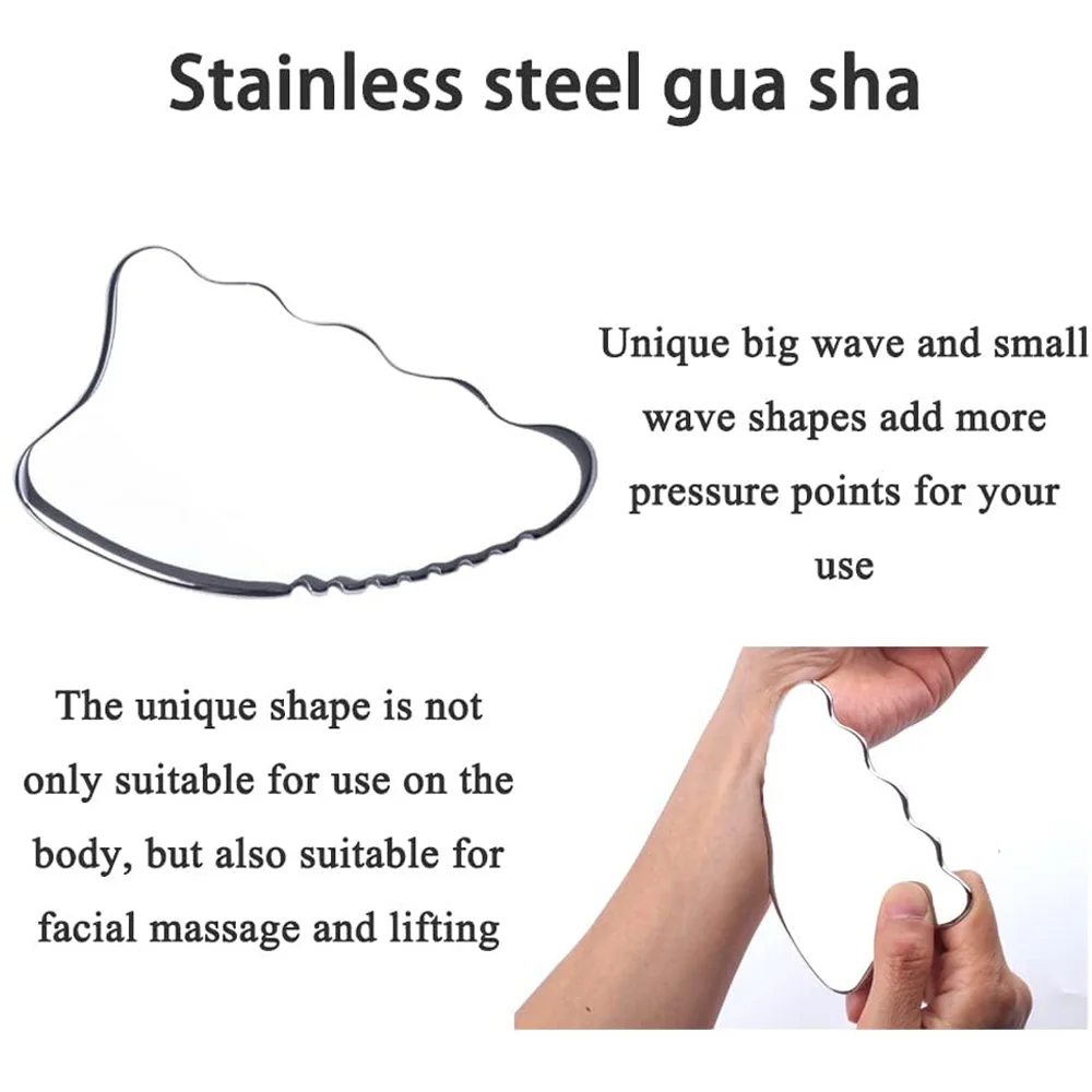 2/4/7 шт. инструменты для массажа из нержавеющей стали