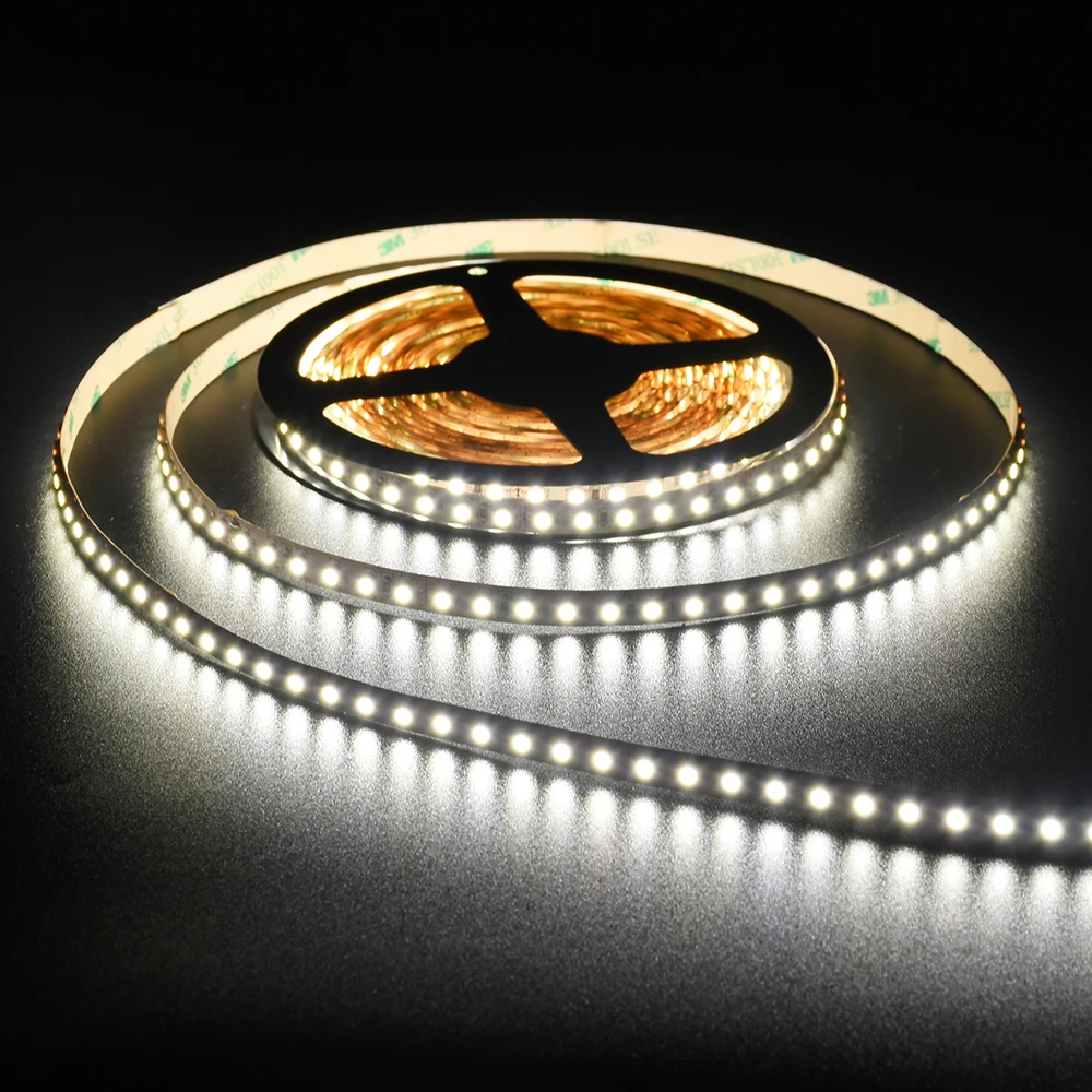 

SMD3528 DC24V IP20 120leds/M LED Strip 2700K 4000K Dimmable Linear Stripe 9.6W/M 5M With 8mm PCB Width For Indoor Decoration