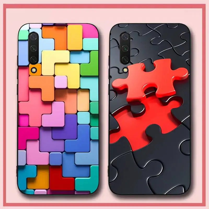 

Color Puzzle Phone Case for Xiaomi mi 5 6 8 9 10 lite pro SE Mix 2s 3 F1 Max2 3