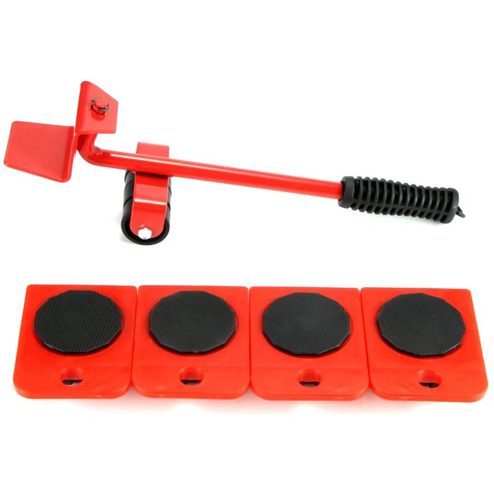 

Furniture Transport Tools Durable Furniture Shifter Lifter Set with 4 Corner Remover Rollers Bar Furniture Movers Lifter