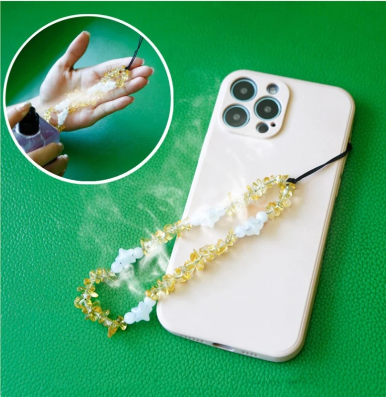 Ladies and Girls Phone Pendant Chain with Phone Case Lanyard Wristband Phone Protective Cover Key Chain Strap Rope 124A