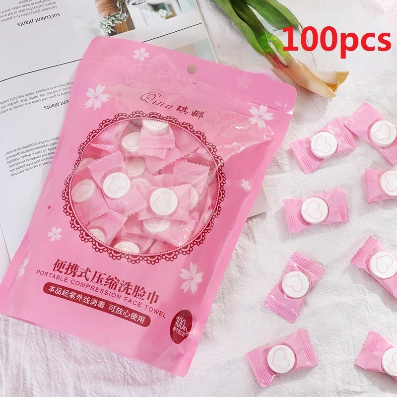 Disposable Capsules Towels Magic Face Care Tablet Outdoor Travel Cloth Wipes Paper Tissue