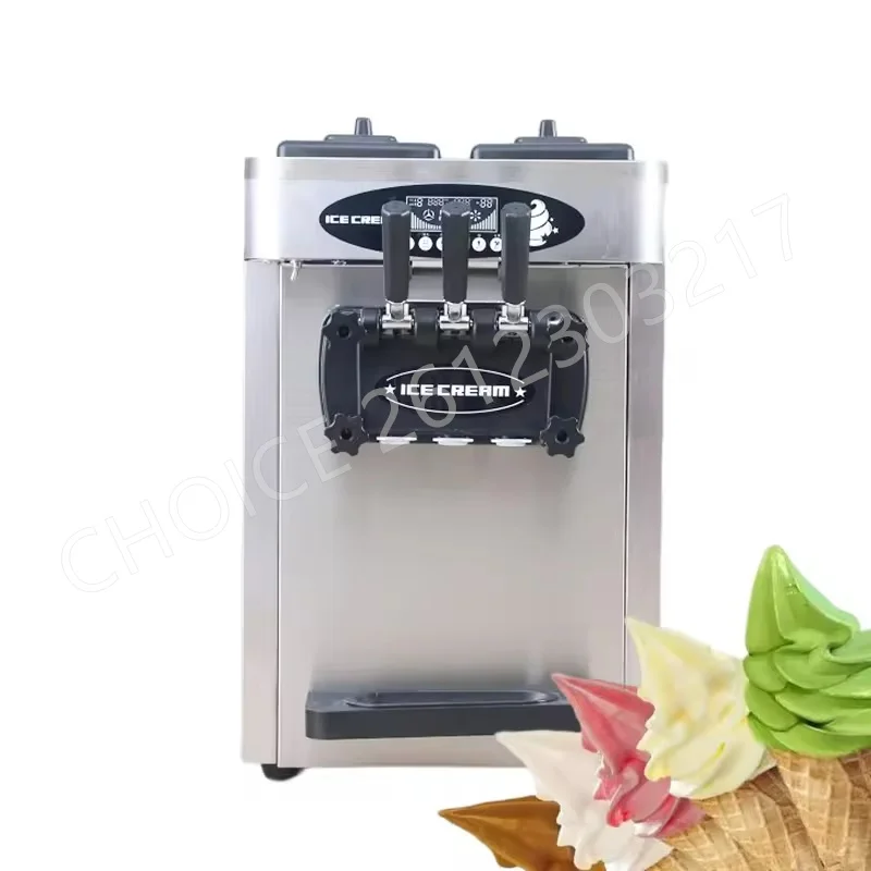 Коммерческая автоматическая машина для производства мягкого мороженого 110 В из