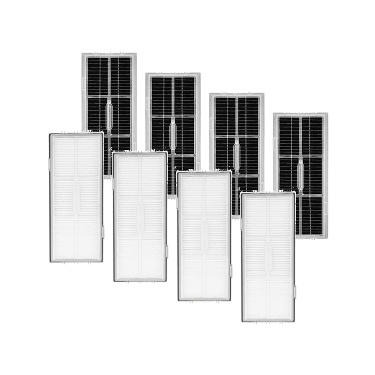 

8PCS HEPA Filter for Xiaomi Roborock S8/S8+/S8 Pro Ultra Robot Vacuum Cleaner Replacement Parts Activated Carbon Filter