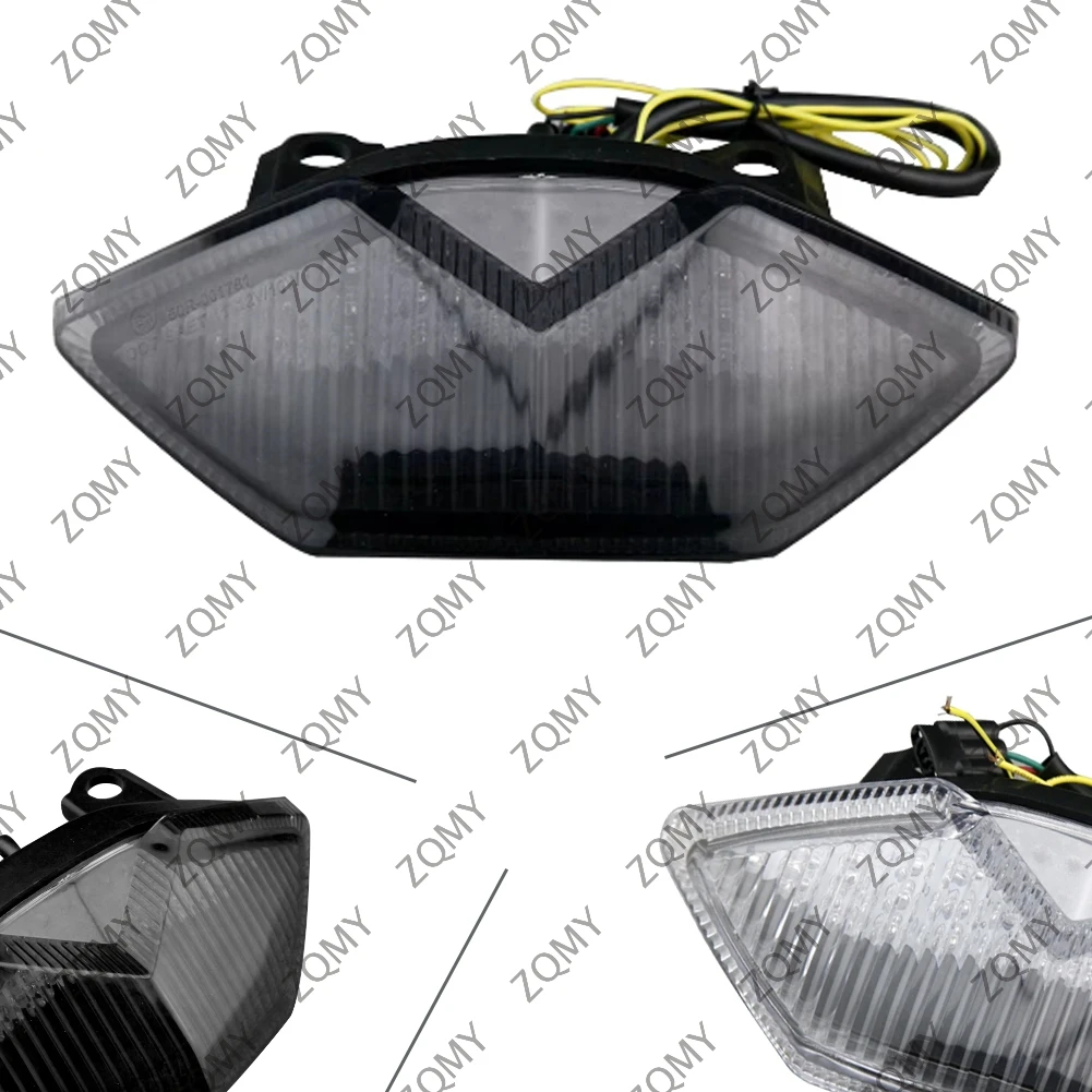 Встроенный светодиодный задний фонарь для мотоцикла E-Mark указатели поворота