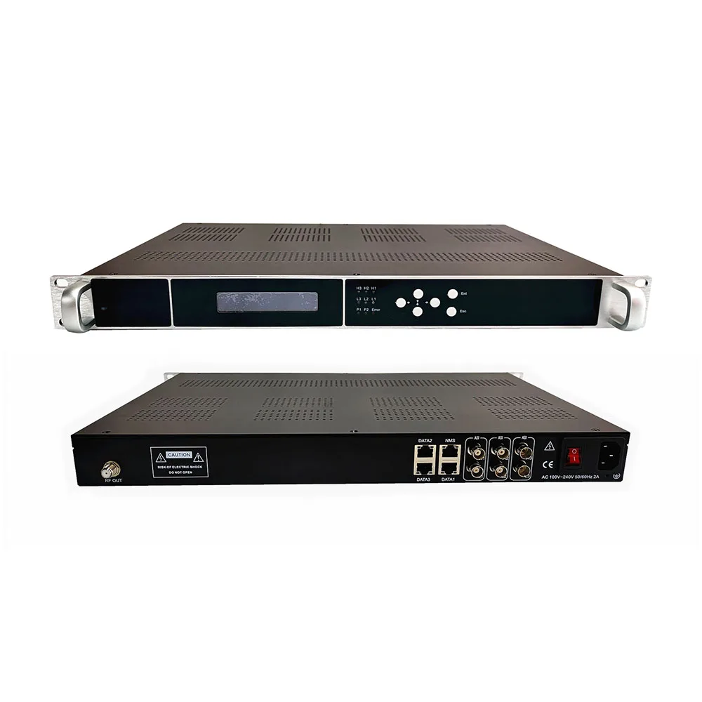 Фото 16-канальный IP/ASI модулятор DVB-T/DVB-C/ATSC/ISDB-T с перемultipлексированием TS для цифровых ТВ-систем головных станций №1
