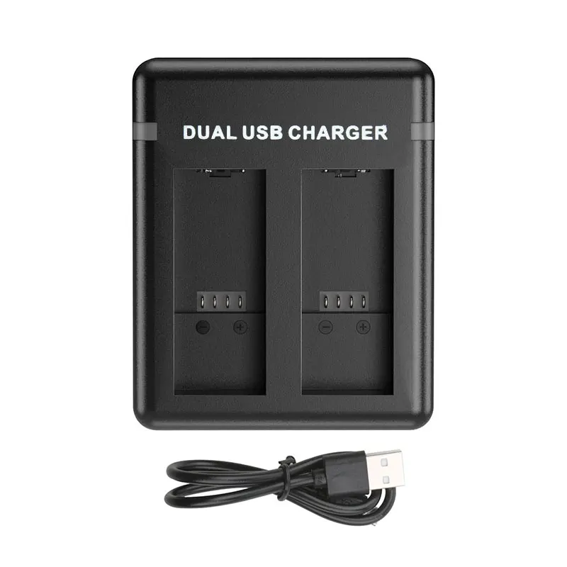 

Double Ports Slot Battery Charger For GoPro 9 10 11 Black Camera Dual USB Cable Fast Charging Battery Charger Set Accessories