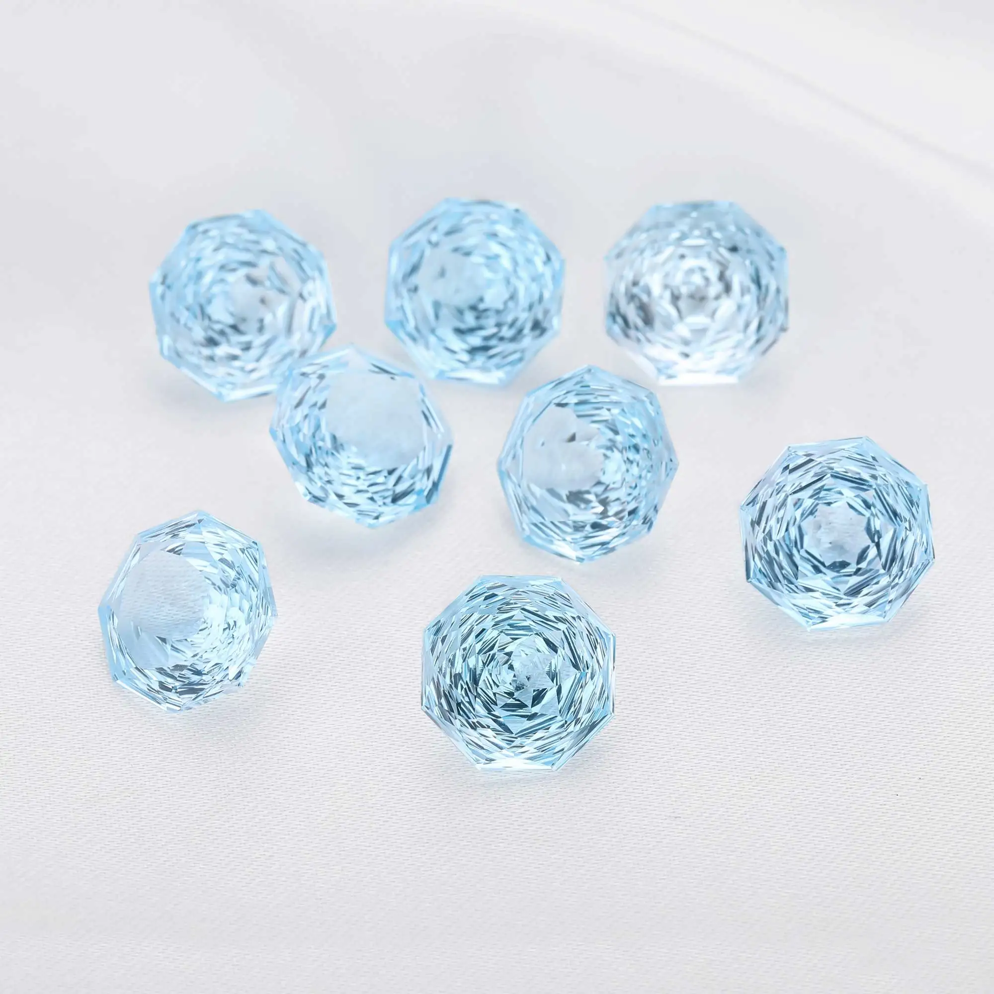 

12MM Octagon Cut Nature Sky Blue Topaz Gemstone,November Birthstone,DIY Jewelry Supplies,7CT 4160042