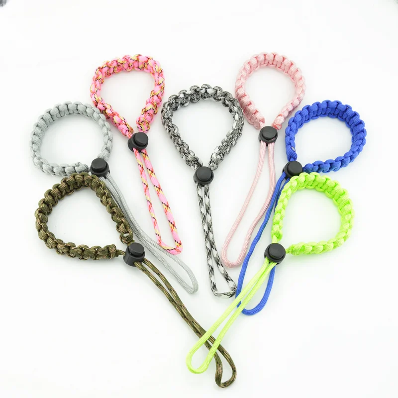 Пропущенная веревка ручной работы для шнурка защиты от потери запястья