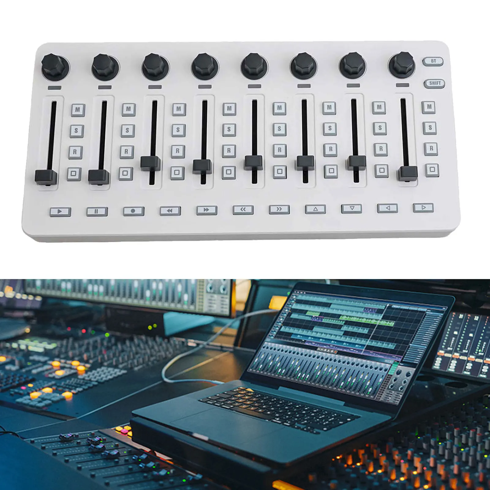 Для M-VAVE SK11 SMC-MIXER беспроводной MIDI-контроллер микшерная консоль BT-соединение