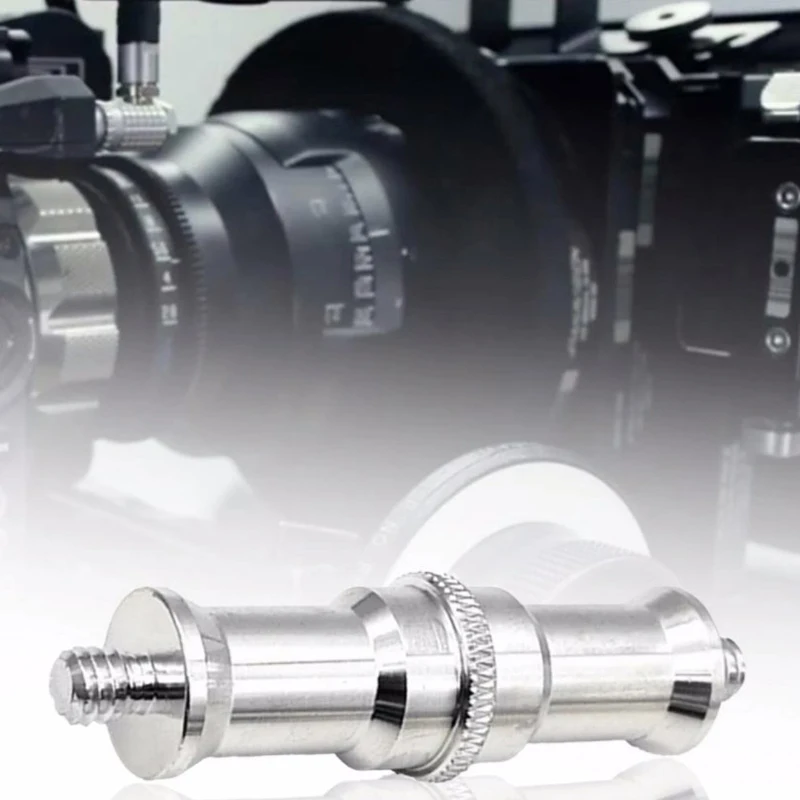 

Lightweight Screw Converter 3/8 to 1/4 1/4 to 1/4 Tripod Accessories Excellent Tripod Male to Male Screw Adapter