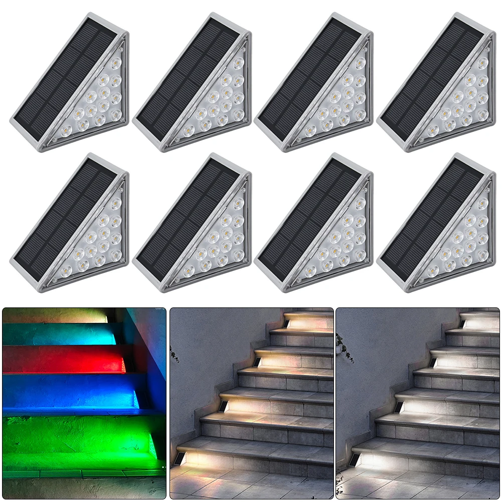 

Настенный светильник для лестницы и забора, водонепроницаемый садовый светильник с белым/теплым белым светом, 6/4/2 шт., степень защиты Ip67, для...