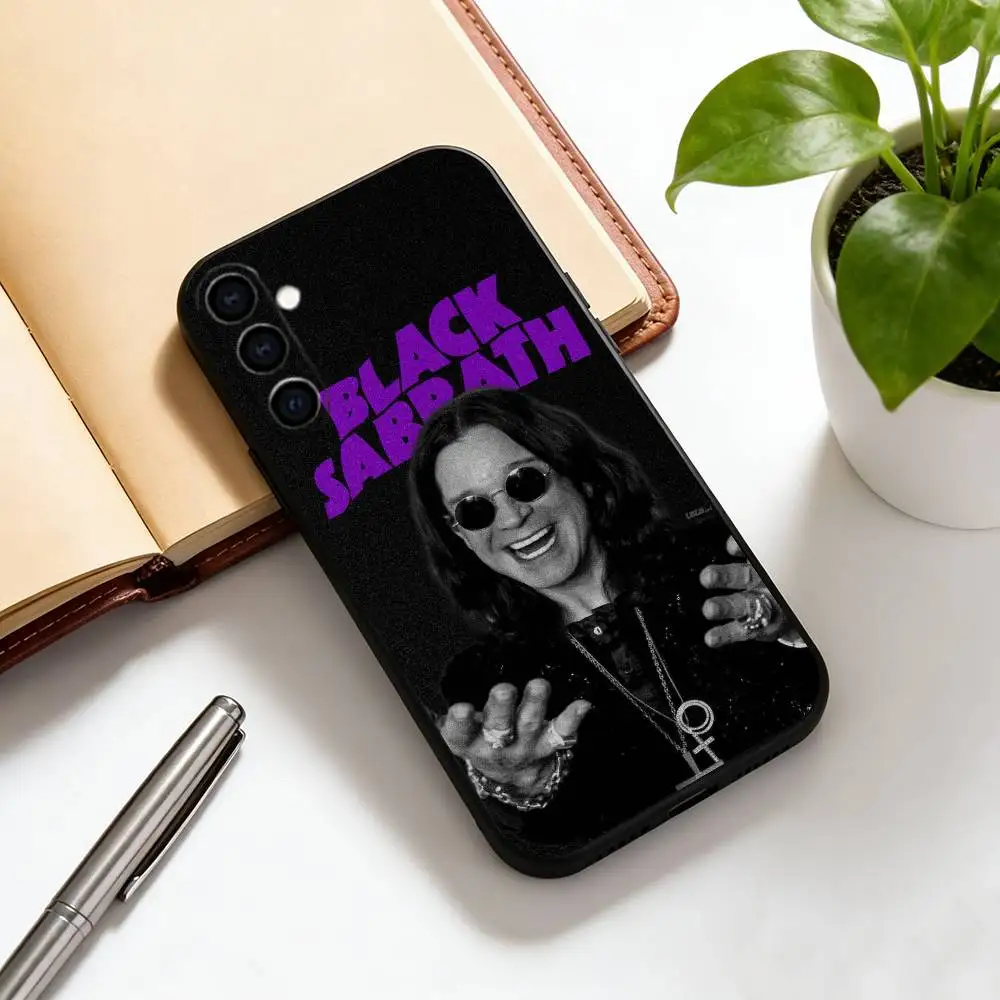 Фото Чехол для телефона S-Sabbath O-Ozzy Osbourne для Samsung Galaxy A73, A72, A71, A70, A53, A52, A51, другие модели, мягкий черный чехол №3