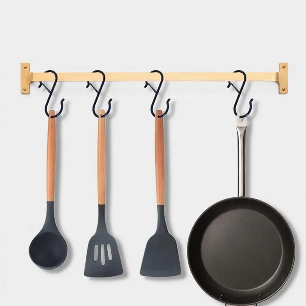 

10Pcs Heavy Duty S Hooks with Safety Buckle S Hooks Set Metal Closet Plants Kitchen Utensils Hanging S Shaped Hooks for Home