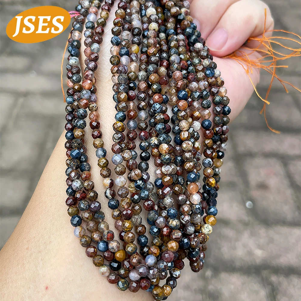 Натуральные 4 мм граненые бусины для изготовления ювелирных изделий