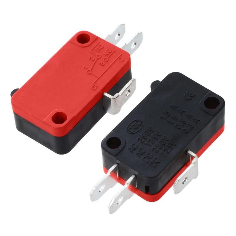 10 шт. микро-концевой рычаг рычага SPDT Snap Action &amp 5X 15A 250VAC 4A ограничение привода