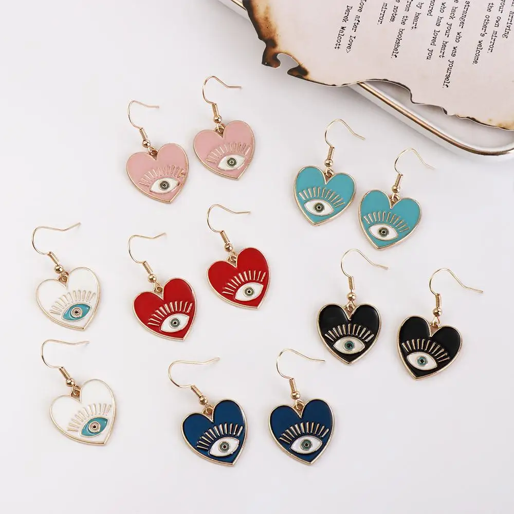 Серьги Partysu в Корейском стиле с дьявольскими глазами элегантные темпераментные