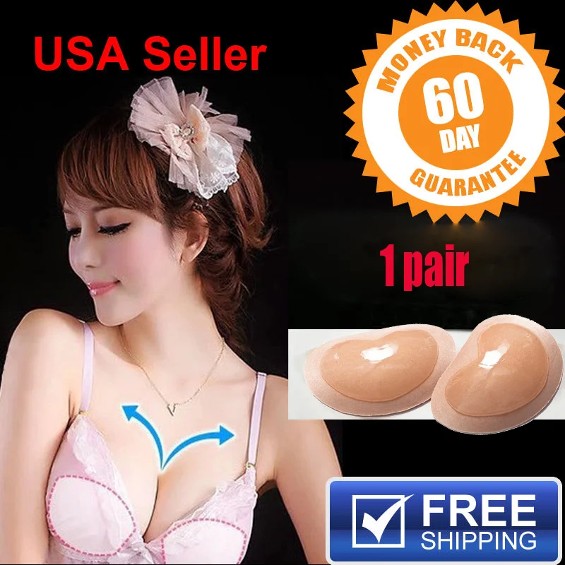 

1 Pair of Pads Silicone Reusable Waterproof Insert Inserts Cover Padding