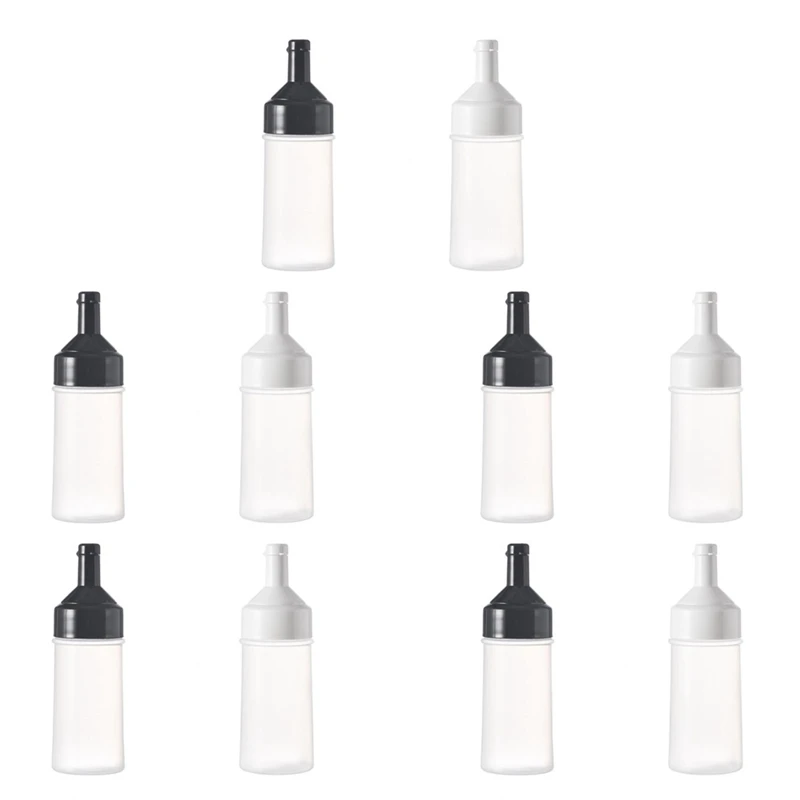 

10 Pcs Squeeze Bottle Kitchen Accessories Plastic Condiment Dispenser Oil Sauce Vinegar Ketchup Cruet Seasoning Bottle