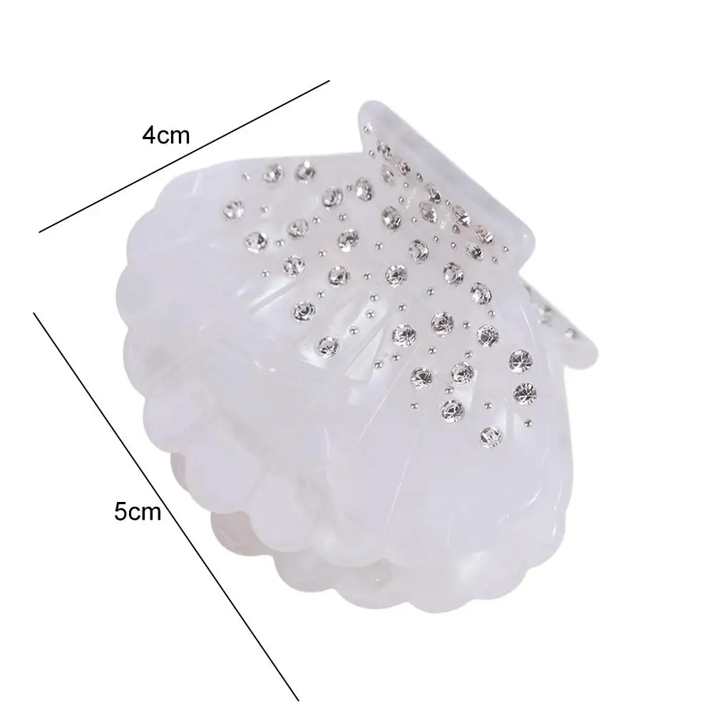 Элегантный коготь для волос в форме ракушки акриловые аксессуары зажим виде