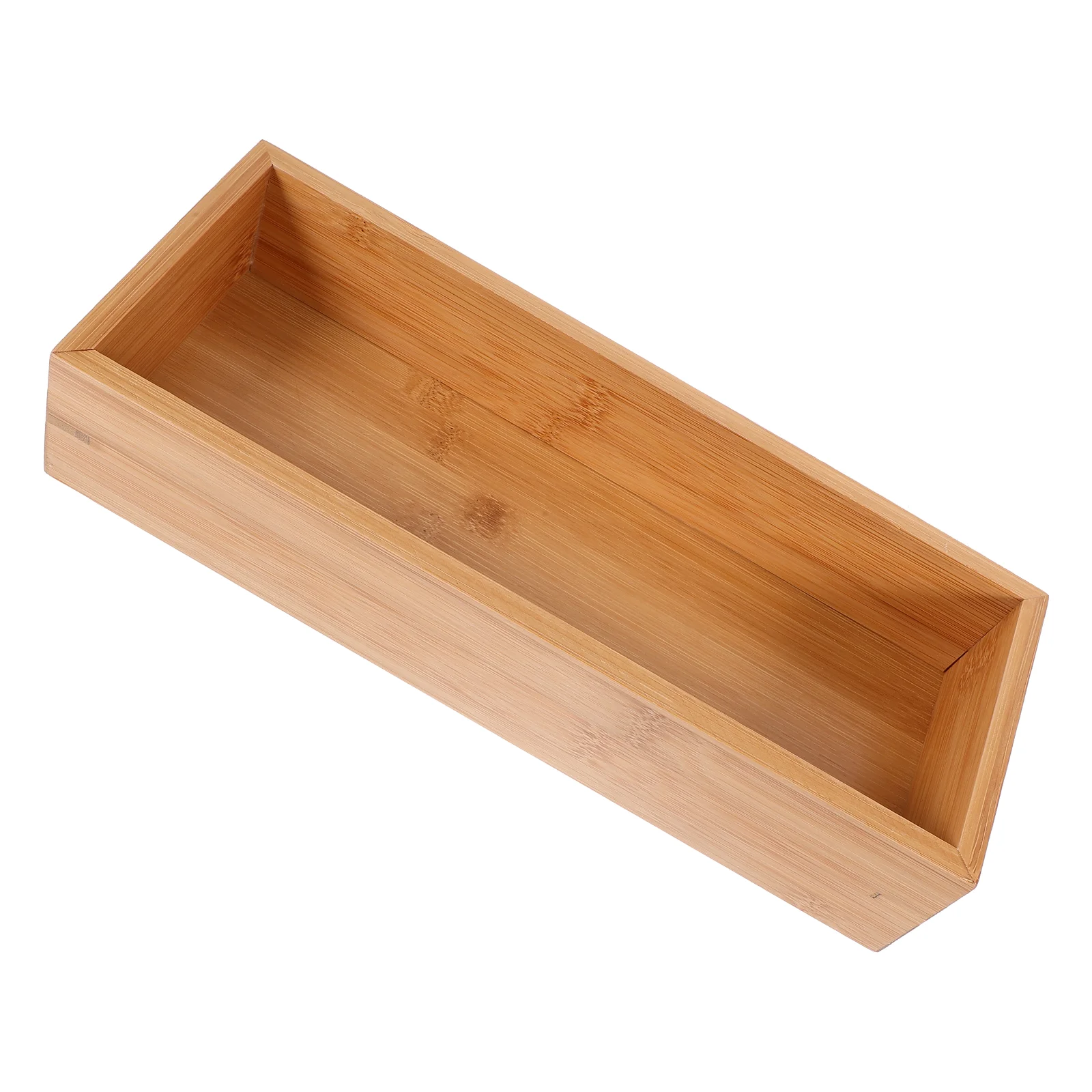 

Storage Drawers Organizing Chopsticks Basket Skincare Organizers Kitchen Wooden Bamboo Utensil Rest Tray