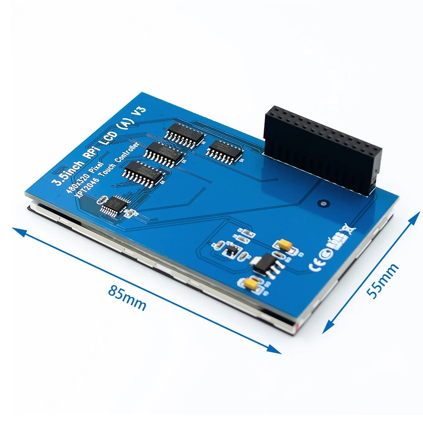 Новый оригинальный 3 5 "ЖК TFT сенсорный экран для платы Raspberry Pi Model B + акриловый